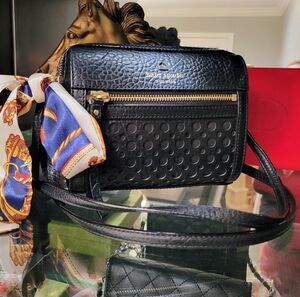 KATE SPADE Perri Lane Looloo Crossbody Bag in Black NWOT